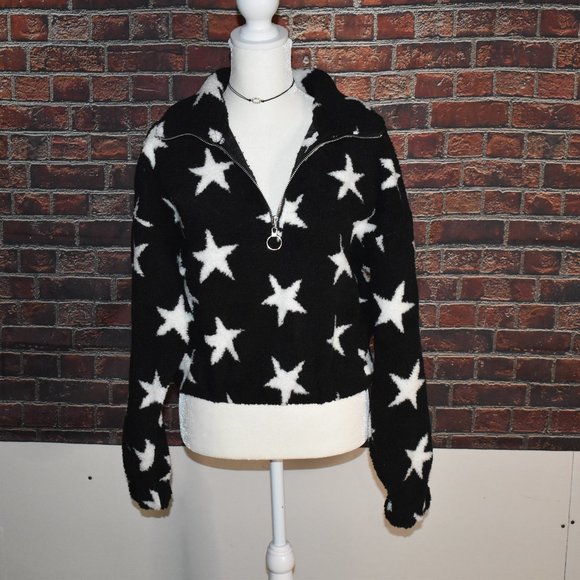 Cropped Sherpa Pullover - Picture 1 of 5